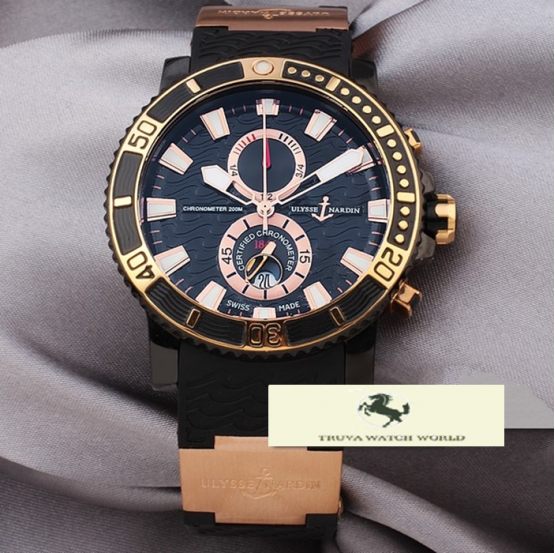 HK879 ULYSSE NARDİN MAXİ MARİNE CHRONOMETER 200M PVD KASA